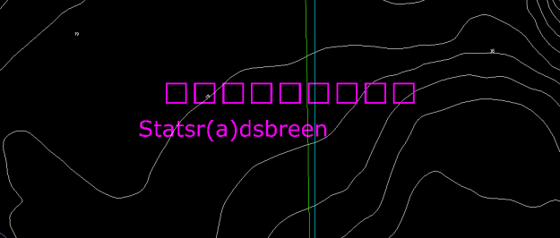 Digi3D mostrando textos en japonés con fuente creada en Ansi